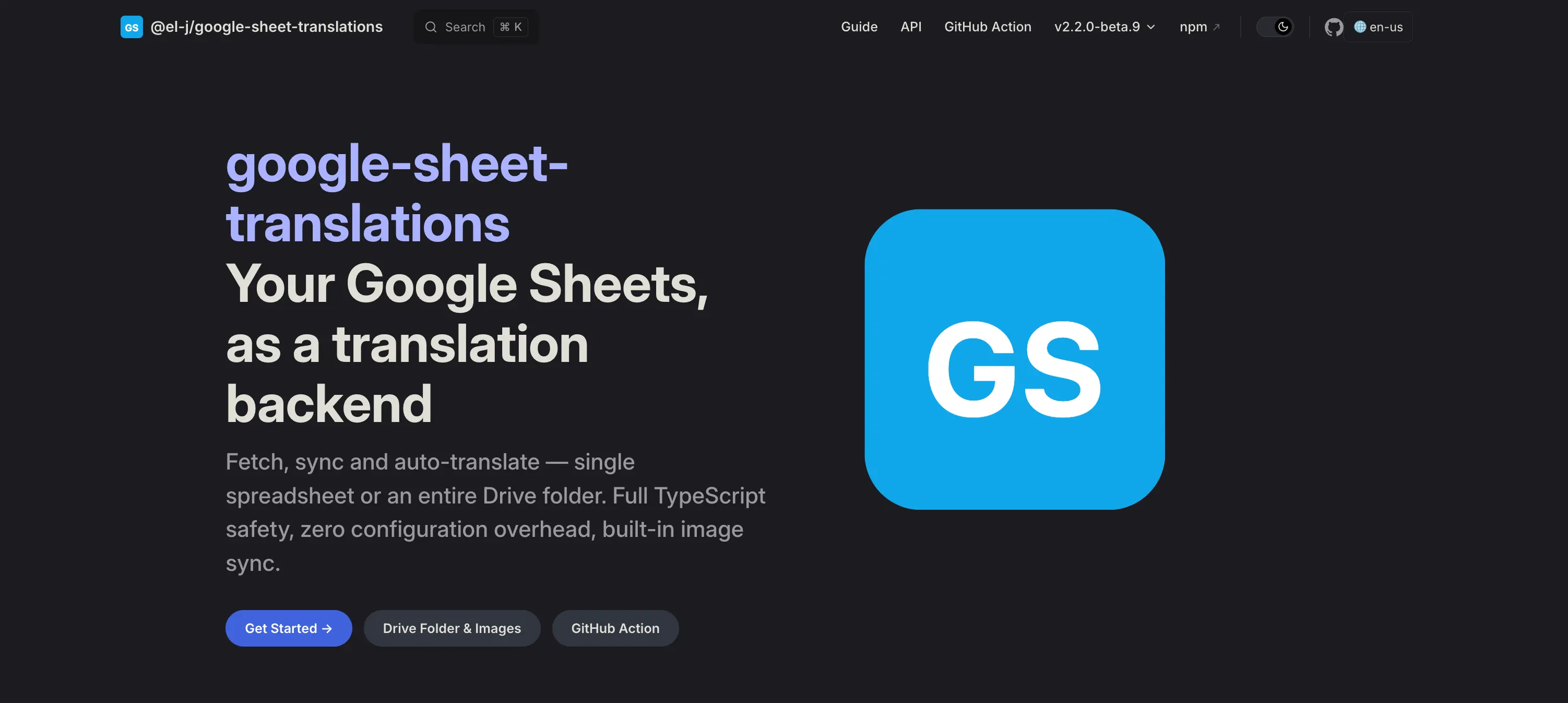 Google Sheet Translations